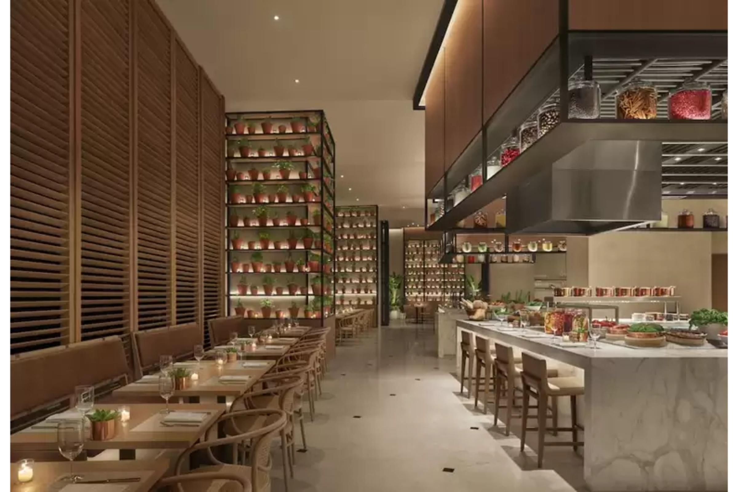 فندق طبعة أبو ظبي إيديشن المظهر الخارجي الصورة The interior of the restaurant