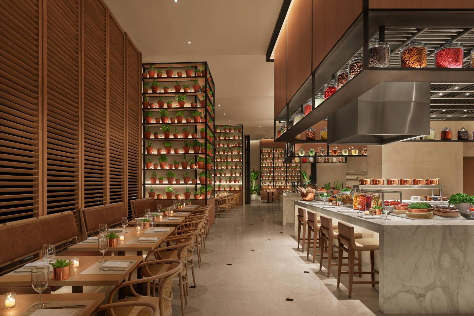 فندق طبعة أبو ظبي إيديشن المظهر الخارجي الصورة The interior of the restaurant